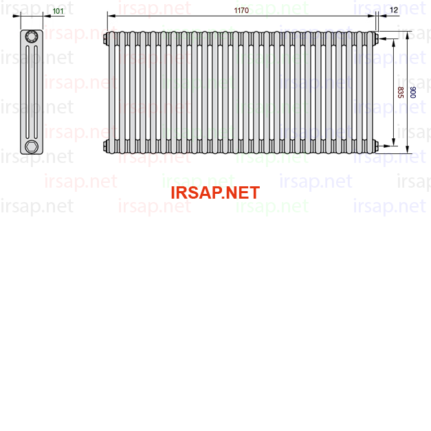 Радиатор IRSAP Tesi 30900/26 T30 CL 01